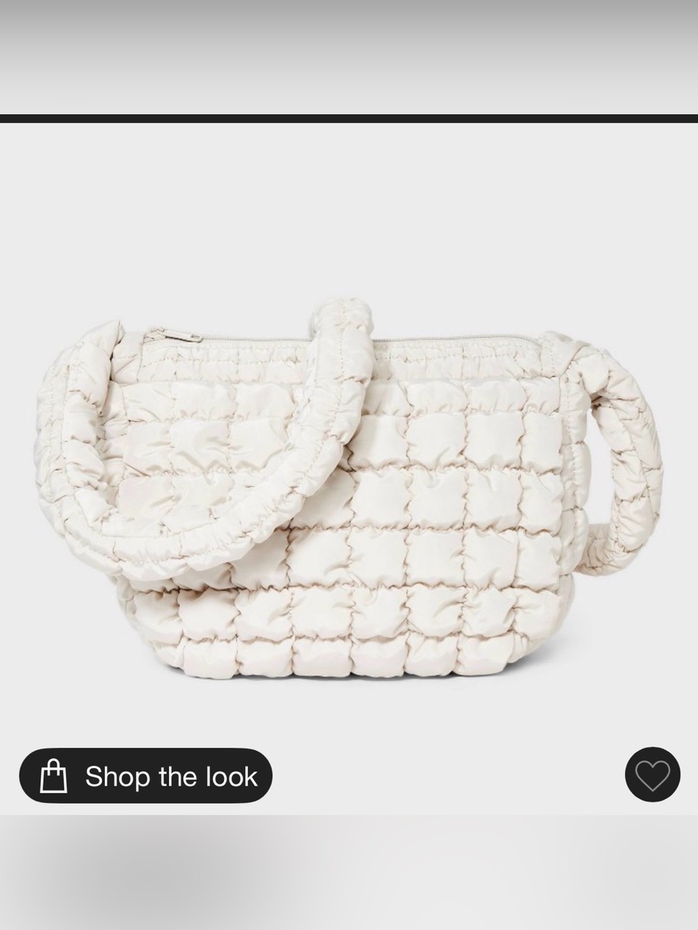 Puffer Crossbody Handbag
